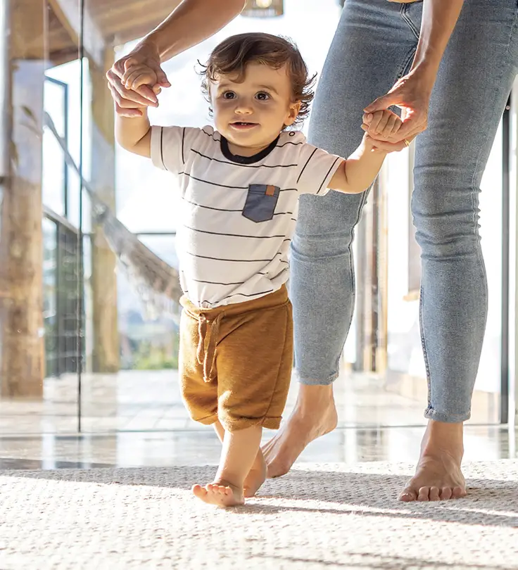 First Steps in Babies